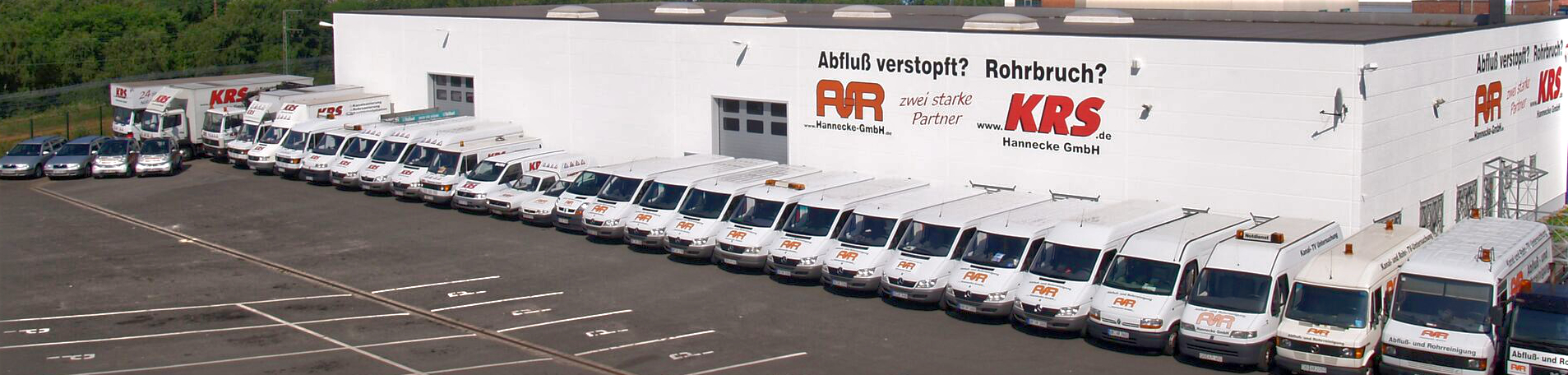 Rohrreinigung Düsseldorf - Hannecke GmbH 5 Hannecke Rohrreinigung und Abflussreinigung Fahrzeuge und Firma